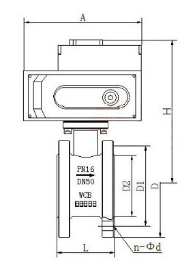 電動超薄型球閥結(jié)構(gòu)圖